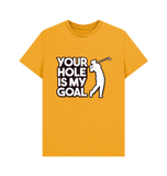 Mustard Printed T-shirt Front