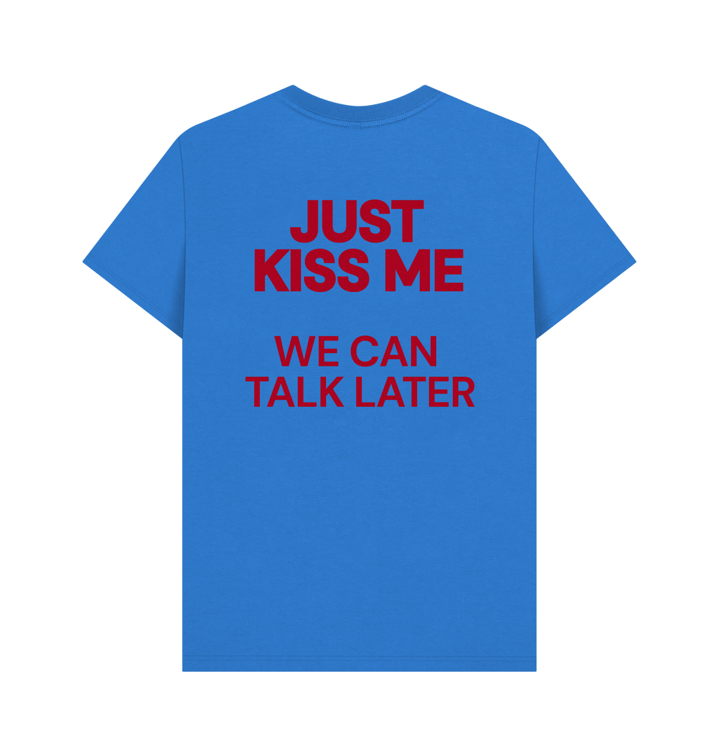 Bright Blue Printed T-shirt Back