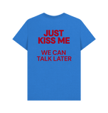 Bright Blue Printed T-shirt Back