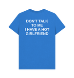 Bright Blue Printed T-shirt Back