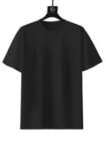 1PC Men Casual Short Sleeve Tee 1 Pcs 100% Heavy Cotton - Comfortable Crew Neck, Soft Adorable Tees Tops