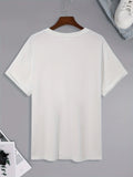 1PC Men'S T-Shirt No Signal Men Tshirt Hip Hop Style Streetwear Tops Tees Novelty Geometric Short Sleeve Summer T Shirt