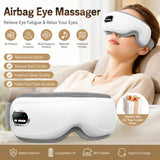 Eye Steamer for Dry Eye, Steam Therapy Mask 2 Levels, Adjustable Steam Eye Massager with Heat, Smart Hot & Cold Nano Mist Moisturizing, Gifts for Women Men Mom Dad