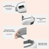 Eye Steamer for Dry Eye, Steam Therapy Mask 2 Levels, Adjustable Steam Eye Massager with Heat, Smart Hot & Cold Nano Mist Moisturizing, Gifts for Women Men Mom Dad