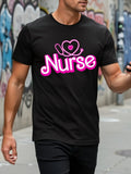 1PC Cute-Doll-Nurse-T-Shirt Same Style for Men And Women 2026 Summer Short-Sleeved Printed T-Shirt