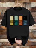 1PC Men's T-shirt Casual Tee - All-Season Versatile Top