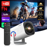 XGODY 4K Projector Android Mini Beamer 12000 Lumens Allwinner H713 Dual WIFI6 BT5.4 1280*720P Home Theater Outdoor Portable