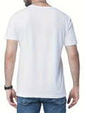 1PC Men'S T-Shirt for Summer Style, Casual, Sport, Festival Apparel