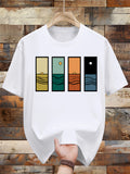 1PC Men's T-shirt Casual Tee - All-Season Versatile Top