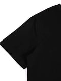 1PC Class of 2026 Senior 26 High School Graduation Black Golden T-Shirt | Funny "I Run on Tacos and Margaritas" Graphic Print, Soft Breathable Fabric, Unisex Casual Streetwear for Men, Comfortable Round Neck Short Sleeve Tee
