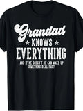 Funny Grandad Gag Gift Suitable for Birthday & Father's Day - Humorous Aging Jokes T-Shirt, Loose Fit Comfortable Tee for Grandfathers, Casual Wear & Events (Ideal for Grandad)