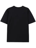 1PC Men'S Vintage Style T-Shirt with The Theme "Fishing Isn'T Easy" - Featuring a Black And White Fish Design, Short Sleeves, Round Neck, Slim Fit, Ideal for Casual Wear in Any Season