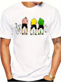 1PC Men's T-shirt, Graphic Tees, Pattern Men's T-shirt, Casual, Sport, Festival Apparel