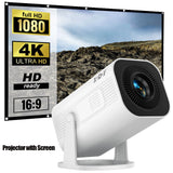XGODY 4K Projector Android Mini Beamer 12000 Lumens Allwinner H713 Dual WIFI6 BT5.4 1280*720P Home Theater Outdoor Portable