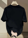 1PC Men's 180gsm Heavyweight 100% T-shirt with Chimera Mythical Creature Design, 1pc, Casual and Sportswear for Festivals