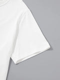 1PC Fashionable Anime Print Round-Neck Short-Sleeve Shirt, Unisex, Loose Casual Fit, Breathable And Comfortable, Suitable for All Seasons, Perfect for Daily Wear And Gatherings with Friends, Machine Washable