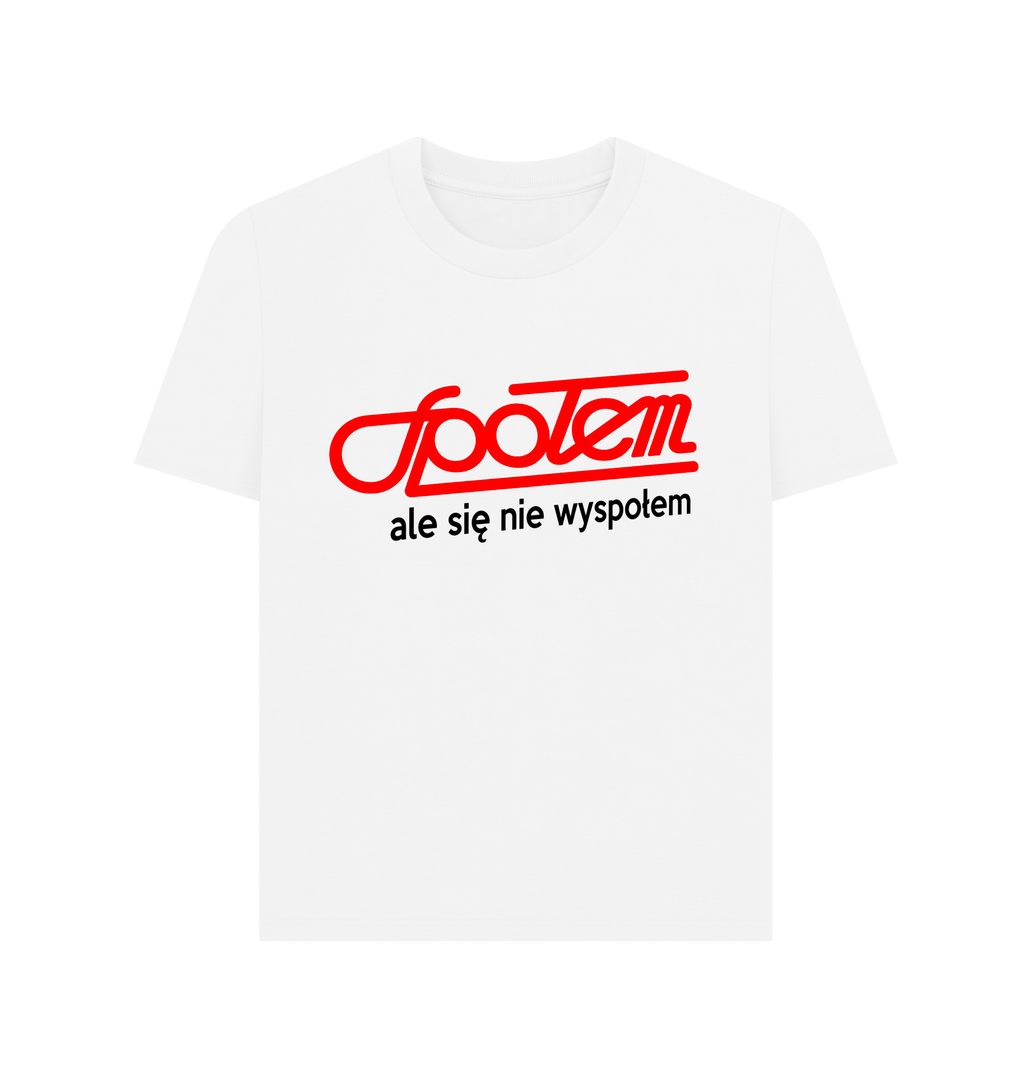 White Printed T-shirt Front