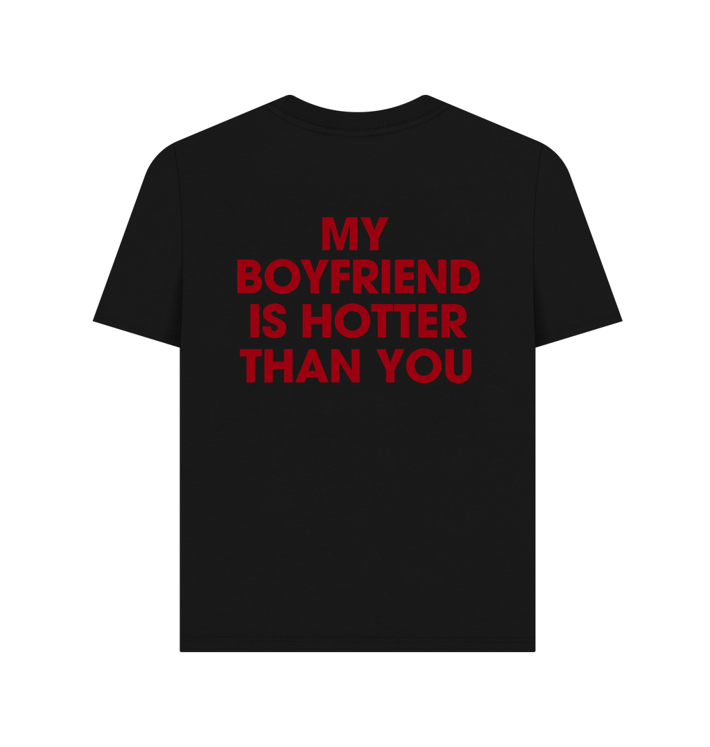 Black Printed T-shirt Back