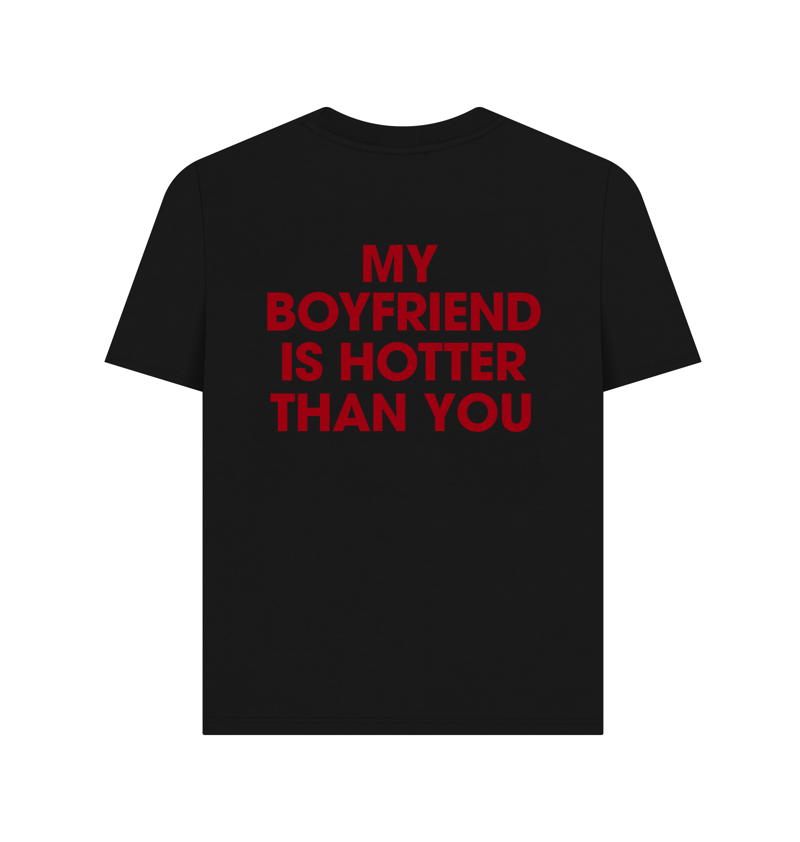 Black Printed T-shirt Back