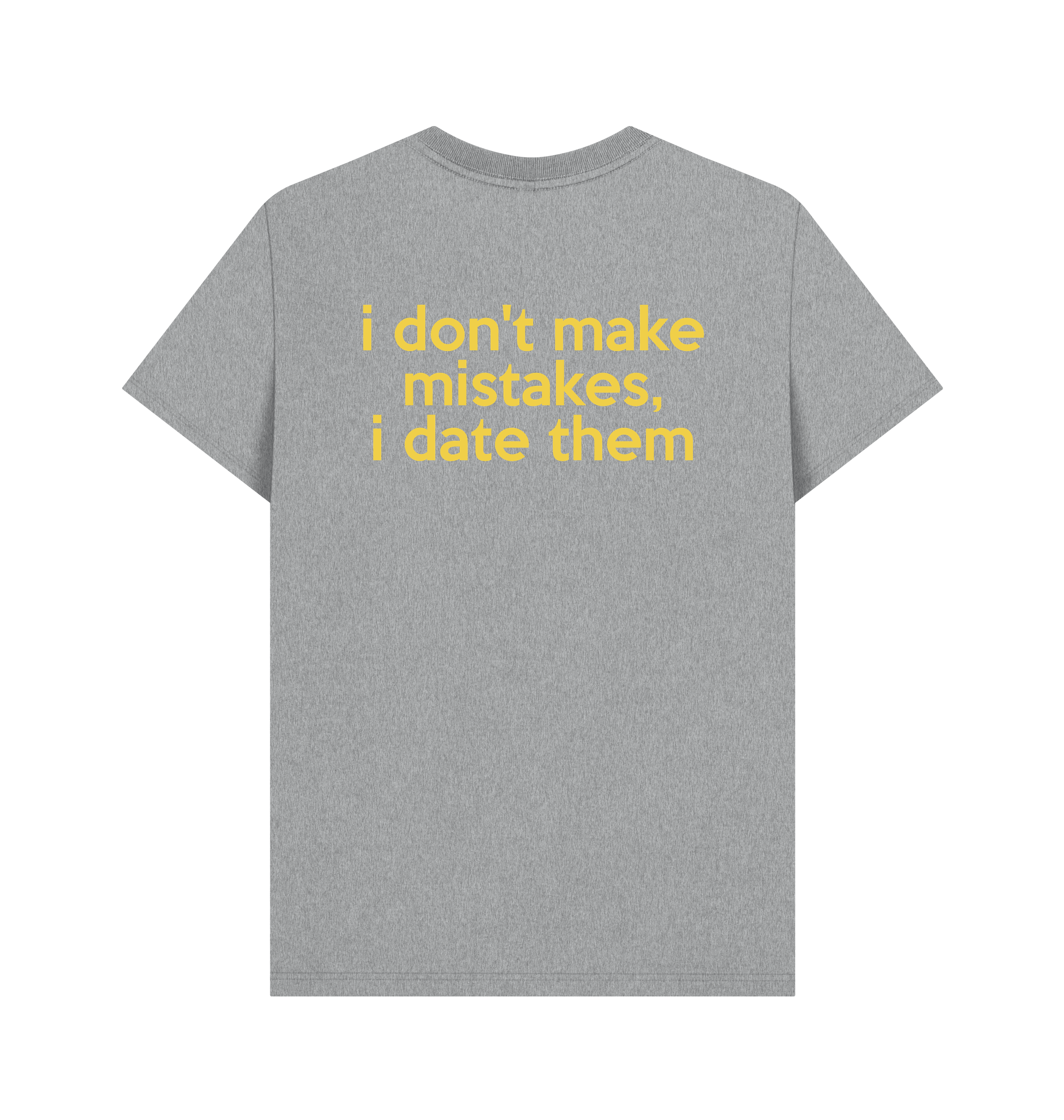 Athletic Grey Printed T-shirt Back