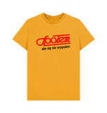 Mustard Printed T-shirt Front
