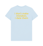 Sky Blue Printed T-shirt Back