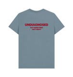 Stone Blue Printed T-shirt Back