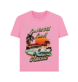 Rose Pink Printed T-shirt Front