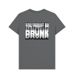 Slate Grey Printed T-shirt Back