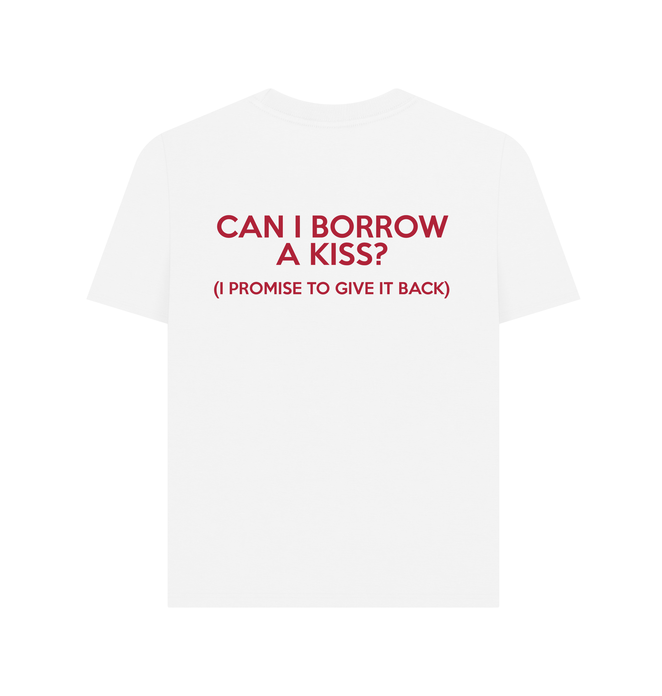 White Printed T-shirt Back