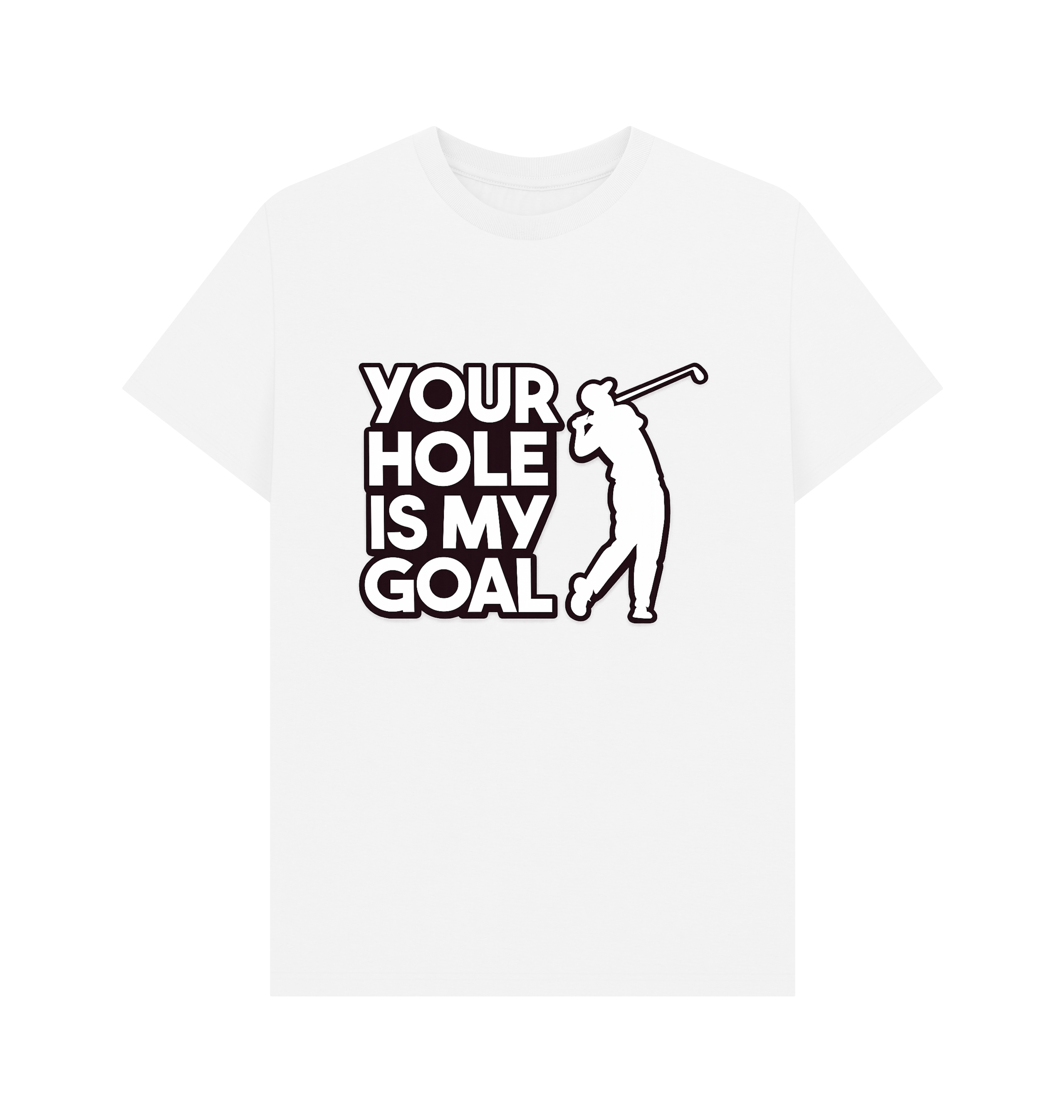 White Printed T-shirt Front