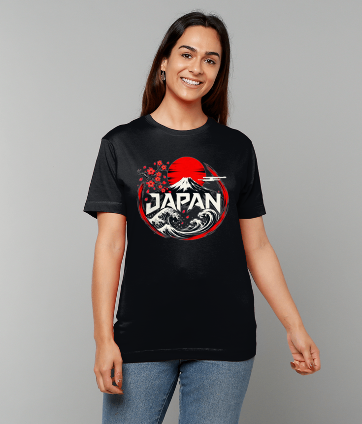 428 Japanese Rising Sun Wave T-shirt Tee