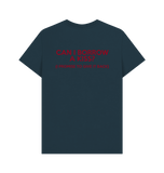 Denim Blue Printed T-shirt Back