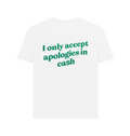 White Printed T-shirt Back