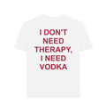 White Printed T-shirt Back