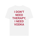 White Printed T-shirt Back