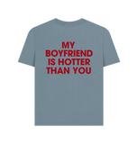 Stone Blue Printed T-shirt Back