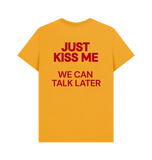 Mustard Printed T-shirt Back