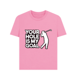 Rose Pink Printed T-shirt Front