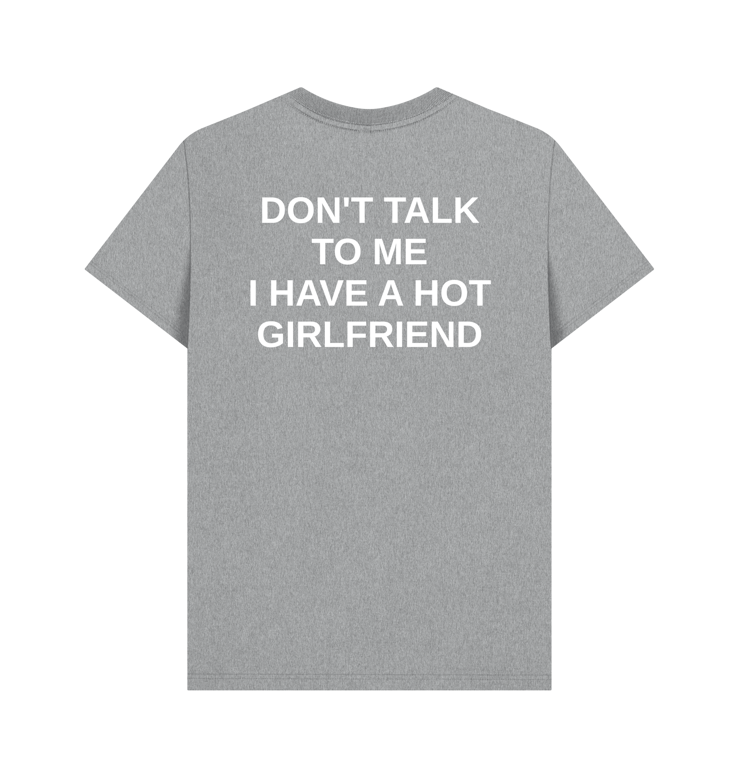 Athletic Grey Printed T-shirt Back