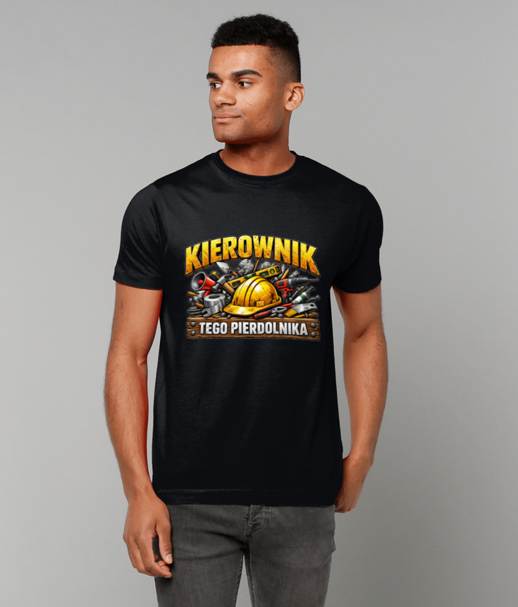 264 Kierownik Tego Pierdolnika Koszulka Funny Polish T-shirt Tee