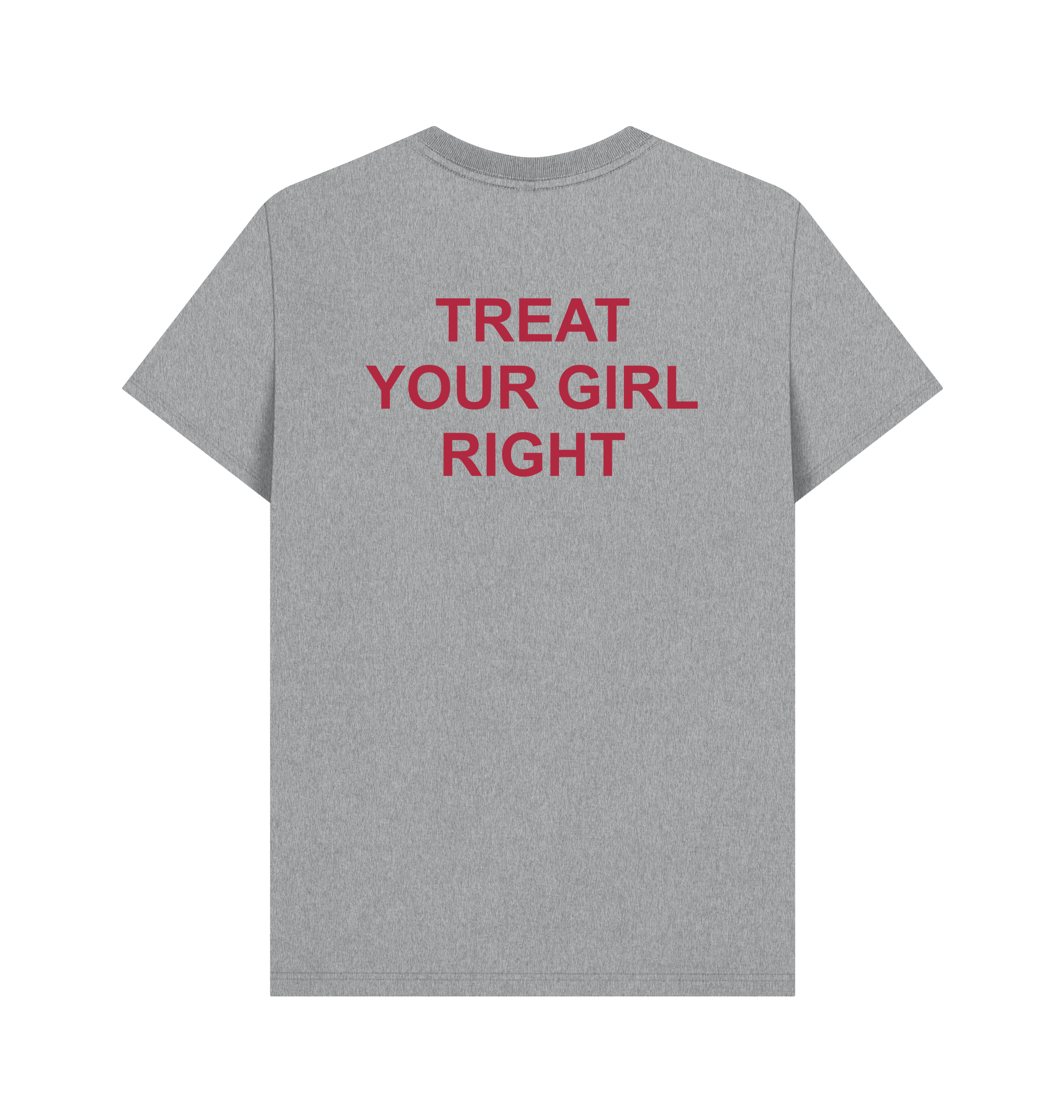 Athletic Grey Printed T-shirt Back