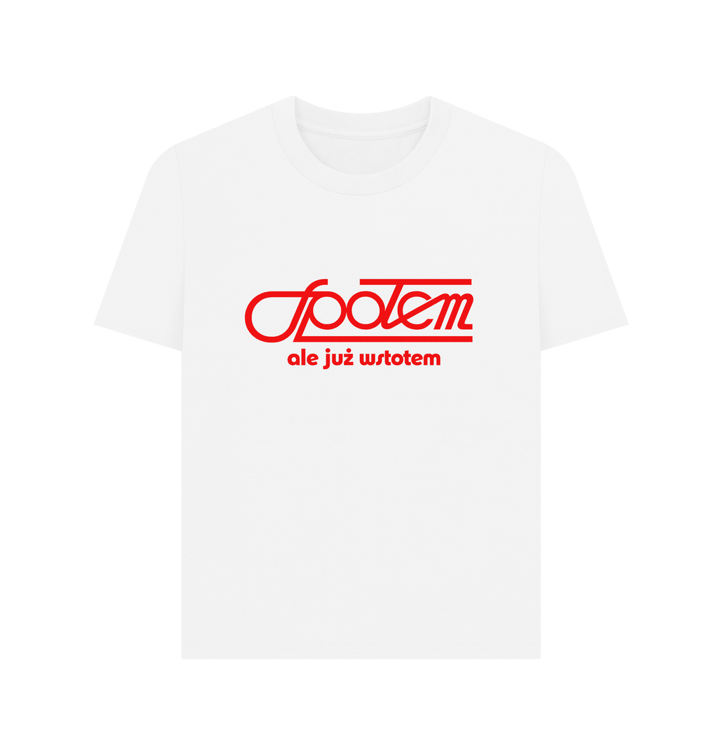 White Printed T-shirt Front