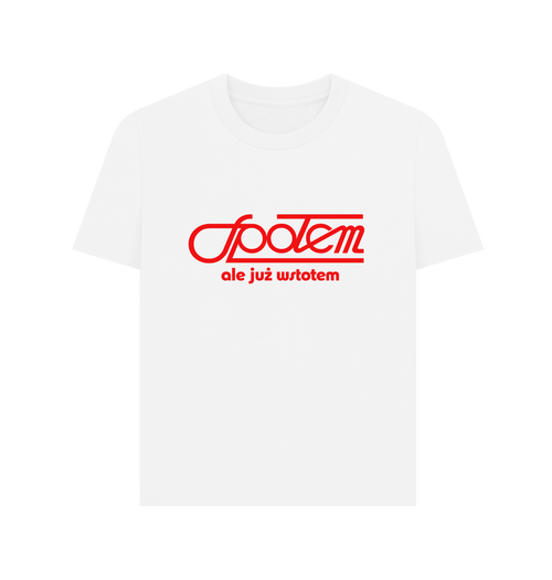 White Printed T-shirt Front
