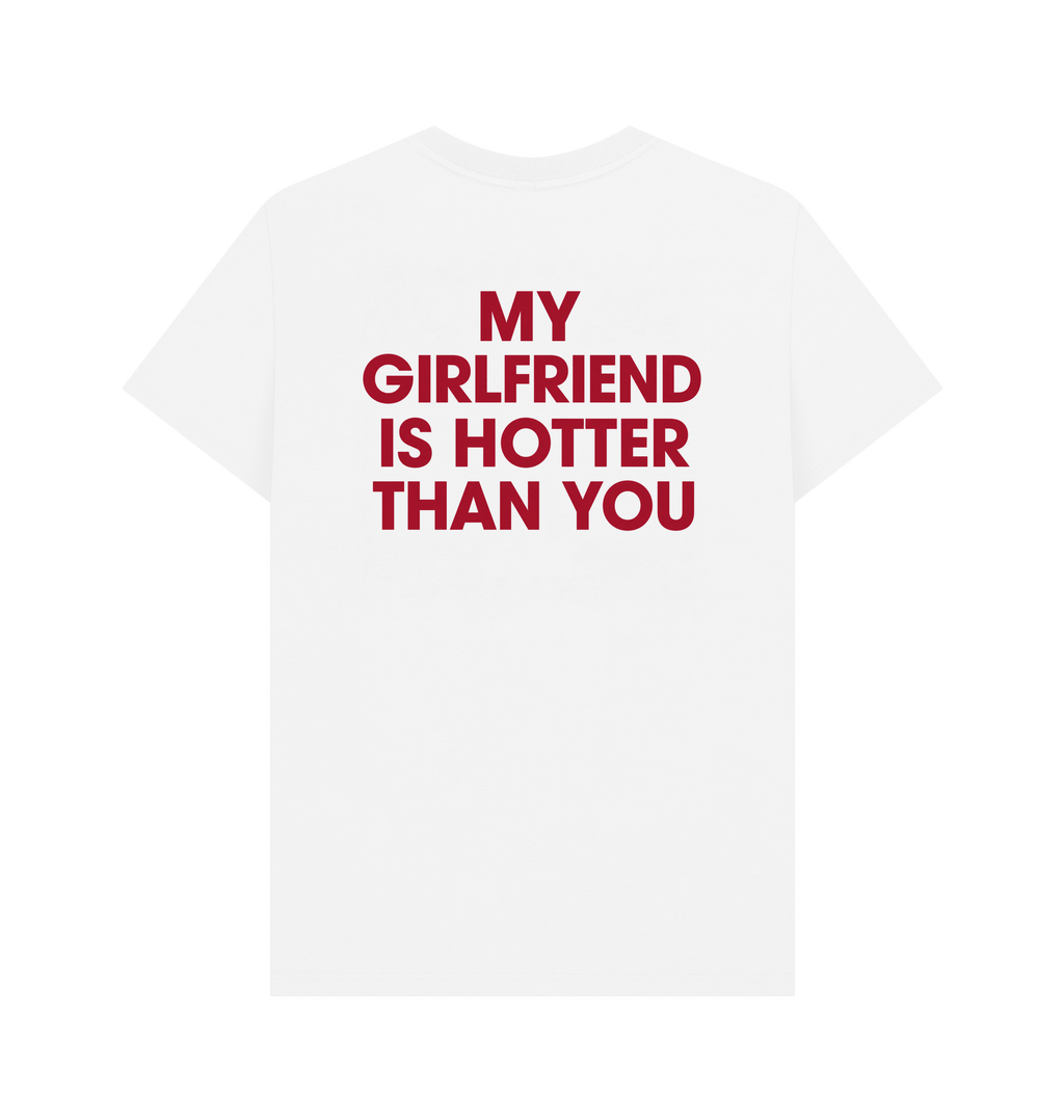 White Printed T-shirt Back