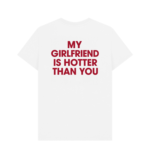 White Printed T-shirt Back