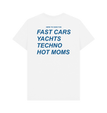 White Printed T-shirt Back