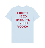 Sky Blue Printed T-shirt Back