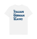 White Printed T-shirt Back