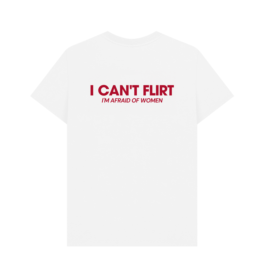 White Printed T-shirt Back